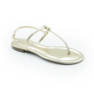 FEMININO RASTEIRA SANDALIA FERRETTI  10694543 NAPA COMFORT OURO LIGHT