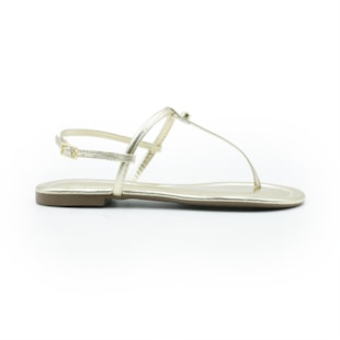 FEMININO RASTEIRA SANDALIA FERRETTI  10694543 NAPA COMFORT OURO LIGHT