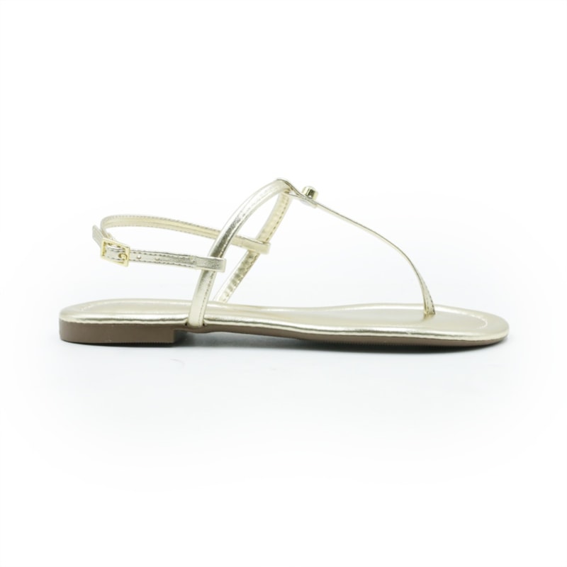 FEMININO RASTEIRA SANDALIA FERRETTI  10694543 NAPA COMFORT OURO LIGHT