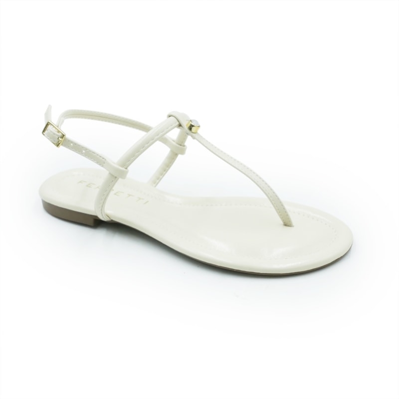 FEMININO RASTEIRA SANDALIA FERRETTI  10694543 NAPA MADRI AREIA