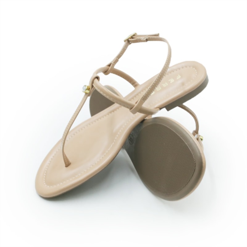 FEMININO RASTEIRA SANDALIA FERRETTI  10694543 NAPA MADRI NATURAL