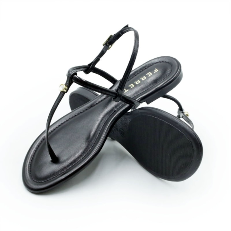 FEMININO RASTEIRA SANDALIA FERRETTI 10694543 NEW METALIC PRETO