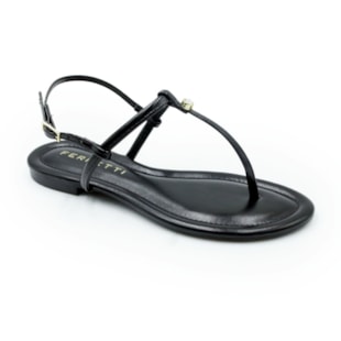 FEMININO RASTEIRA SANDALIA FERRETTI 10694543 NEW METALIC PRETO