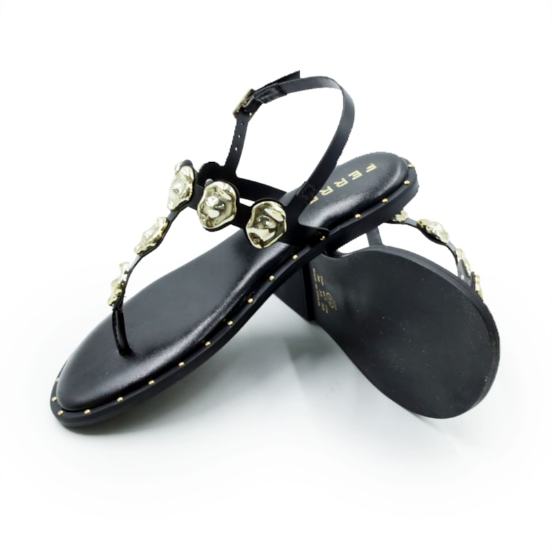 FEMININO RASTEIRA SANDALIA FERRETTI 16067 PRETO