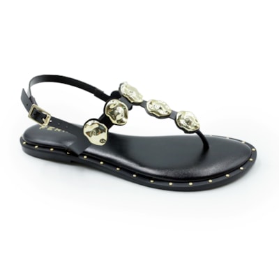 FEMININO RASTEIRA SANDALIA FERRETTI 16067 PRETO