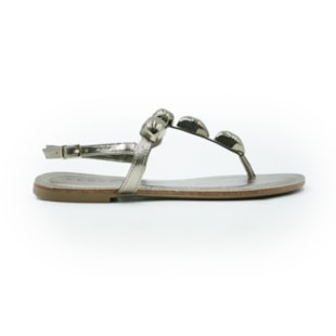 FEMININO RASTEIRA SANDALIA FERRETTI 1938069 PRIME TITANIO