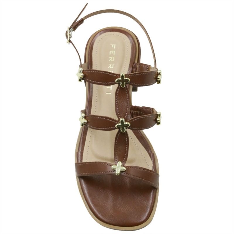 FEMININO RASTEIRA SANDALIA FERRETTI  2900115 MADRI WHISKY