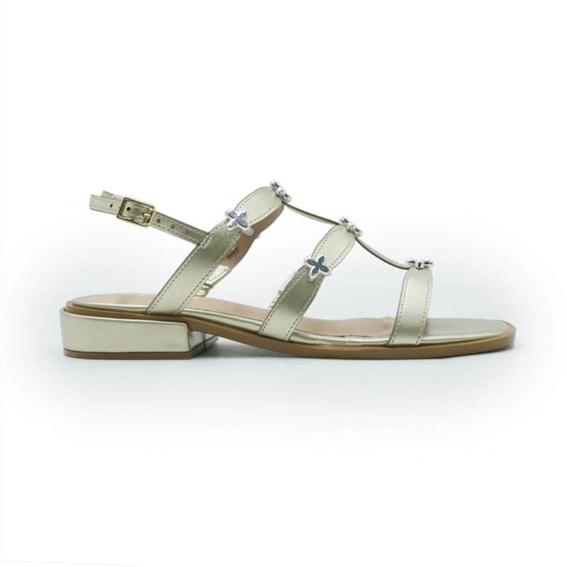 FEMININO RASTEIRA SANDALIA FERRETTI  2900115 OURO LIGHT