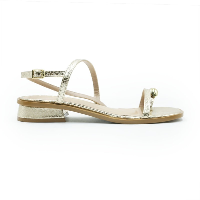 FEMININO RASTEIRA SANDALIA FERRETTI  2950156 SAMIRA CHAMPAGNE