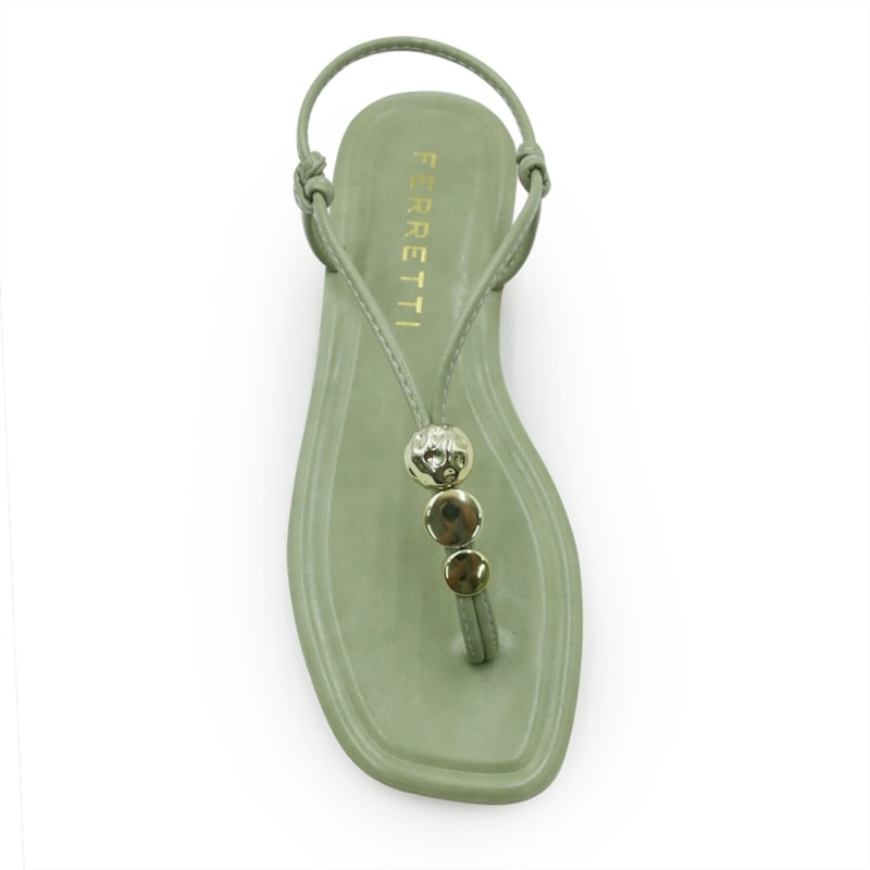 FEMININO RASTEIRA SANDALIA FERRETTI 30511593 INTENSE JADE