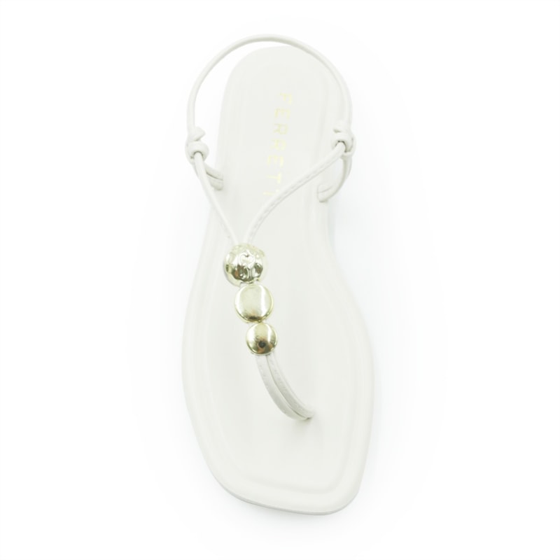 FEMININO RASTEIRA SANDALIA FERRETTI 30511593 INTENSE OFF WHITE