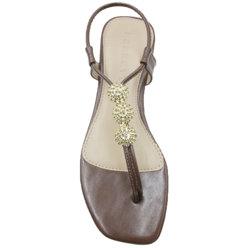 FEMININO RASTEIRA SANDALIA FERRETTI  31433 INTENSE CINAMMON LCT