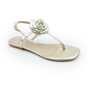FEMININO RASTEIRA SANDALIA FERRETTI 31517 STELARE OURO LIGHT
