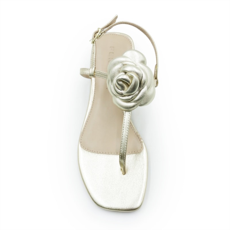 FEMININO RASTEIRA SANDALIA FERRETTI 31517 STELARE OURO LIGHT