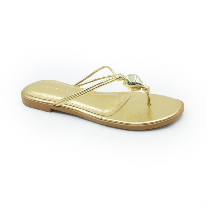 FEMININO RASTEIRA SANDALIA FERRETTI 415512716 CHROMA NEW GOLD