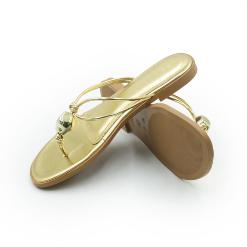 FEMININO RASTEIRA SANDALIA FERRETTI 415512716 CHROMA NEW GOLD