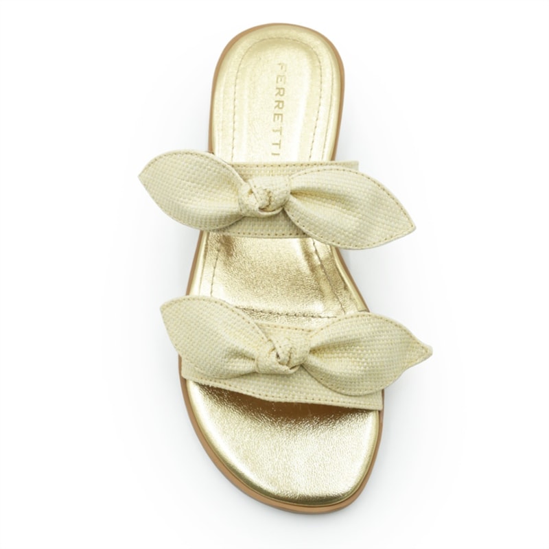FEMININO RASTEIRA SANDALIA FERRETTI 415512721 PALHA NATURAL