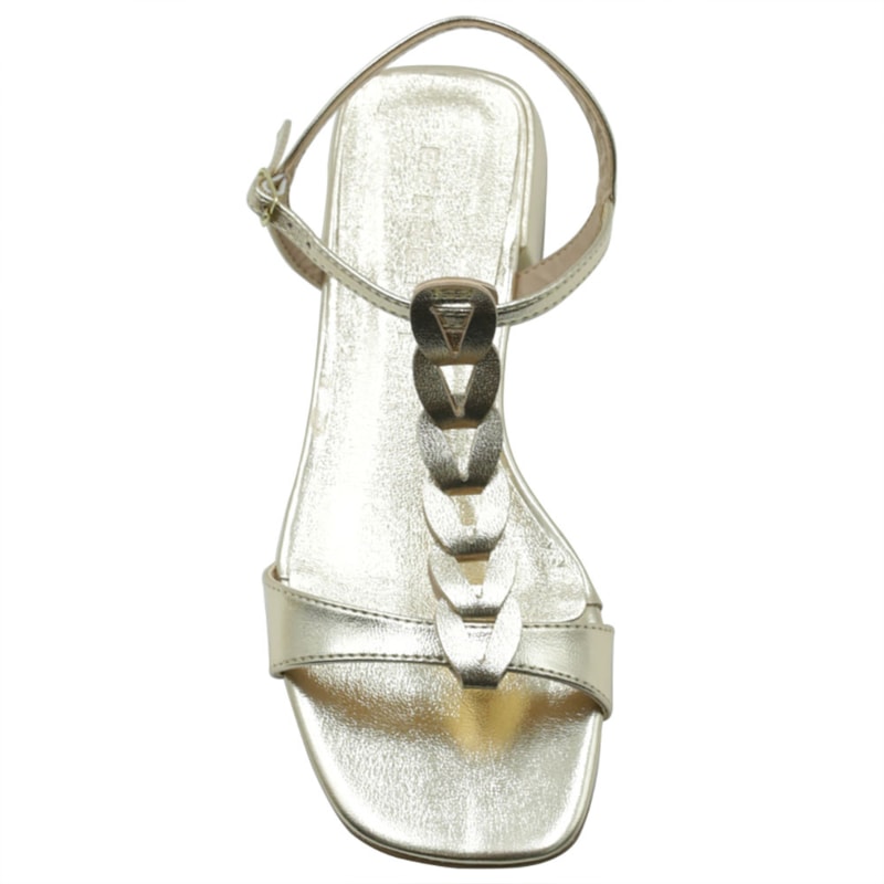 FEMININO RASTEIRA SANDALIA FERRETTI  43300T12012 CHROMA CHAMPAGNE