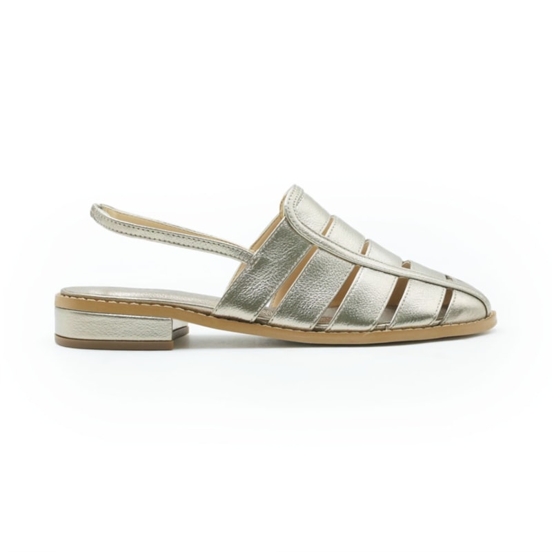 FEMININO RASTEIRA SANDALIA FERRETTI  62213 FLOATER PRATA VELHO