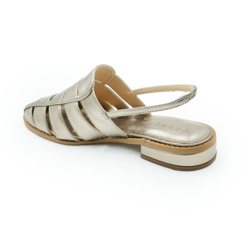 FEMININO RASTEIRA SANDALIA FERRETTI  62213 FLOATER PRATA VELHO