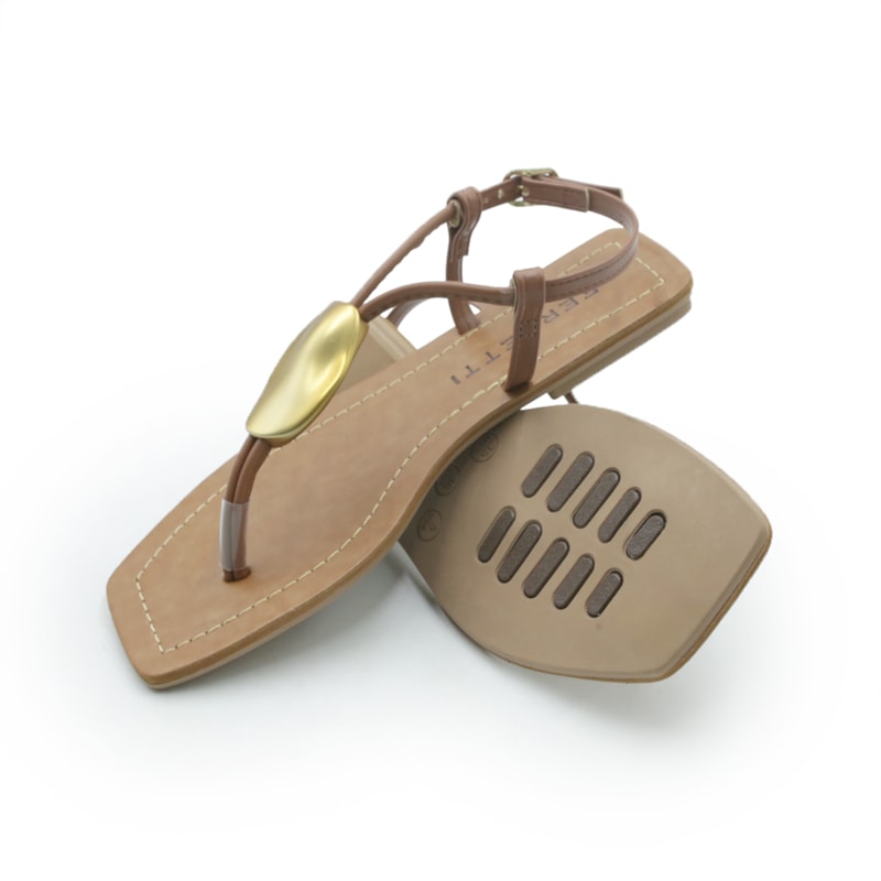 FEMININO RASTEIRA SANDALIA FERRETTI  82319000 CARAMELO