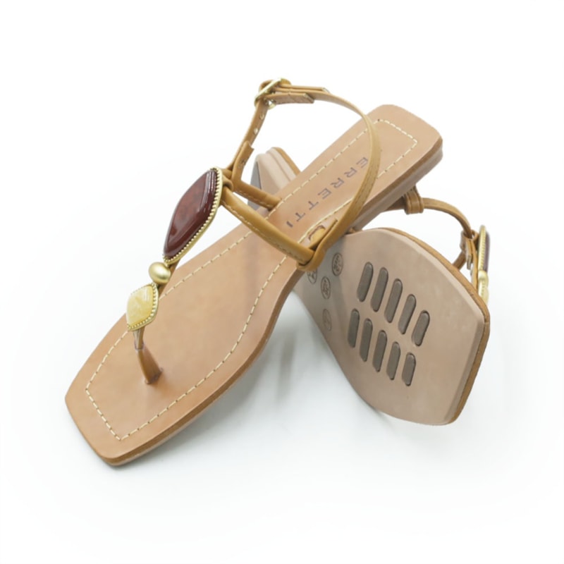 FEMININO RASTEIRA SANDALIA FERRETTI  84049000 CARVALHO