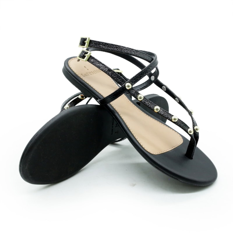 FEMININO RASTEIRA SANDALIA LA FEMME 131287 VZ SHINE PRETO