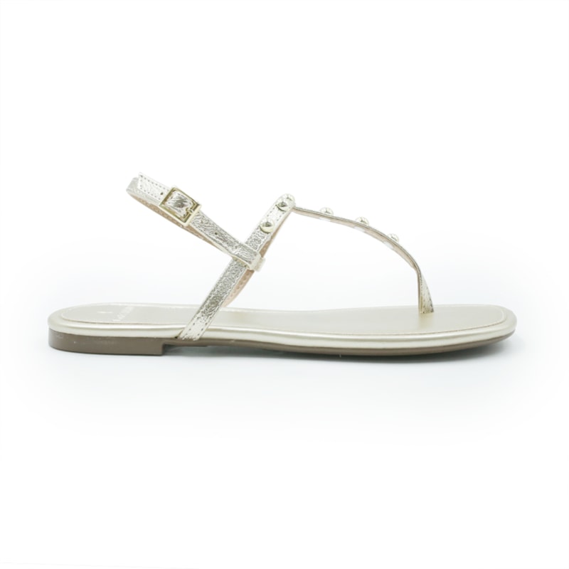 FEMININO RASTEIRA SANDALIA LA FEMME 463696673 OURO