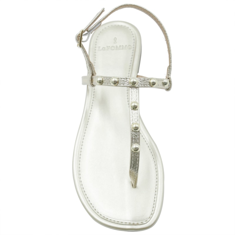 FEMININO RASTEIRA SANDALIA LA FEMME 463696673 OURO