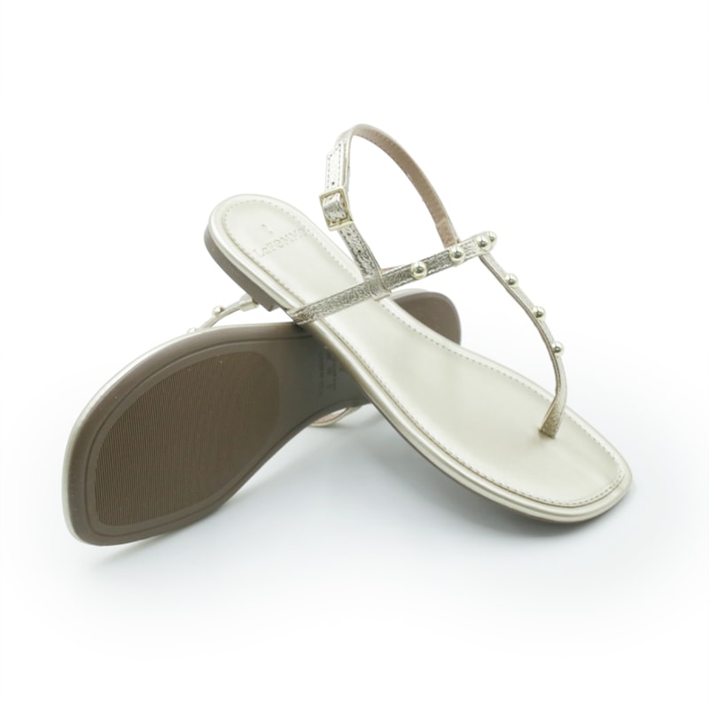 FEMININO RASTEIRA SANDALIA LA FEMME 463696673 OURO
