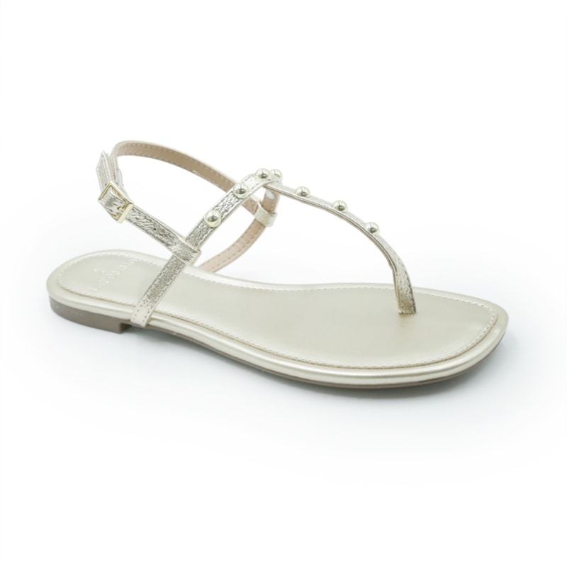 FEMININO RASTEIRA SANDALIA LA FEMME 463696673 OURO