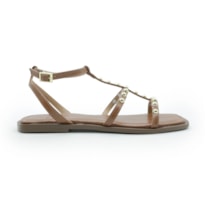 FEMININO RASTEIRA SANDALIA LA FEMME 64016 NAPPA PARIS CAMEL 6694