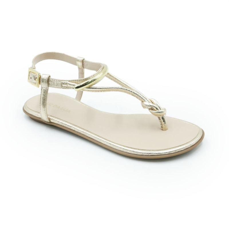FEMININO RASTEIRA SANDALIA LUZ DA LUA  52217800 101 OURO