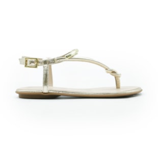 FEMININO RASTEIRA SANDALIA LUZ DA LUA 52217800 101 OURO