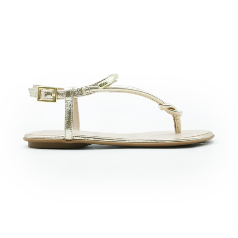FEMININO RASTEIRA SANDALIA LUZ DA LUA 52217800 101 OURO
