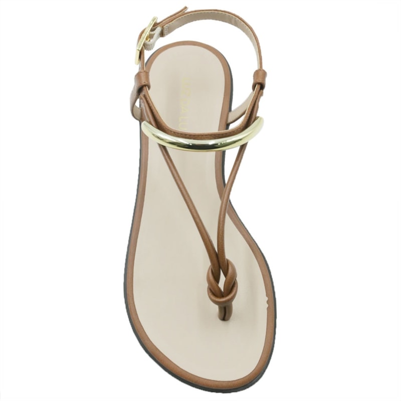 FEMININO RASTEIRA SANDALIA LUZ DA LUA  52217800 322 AMBAR