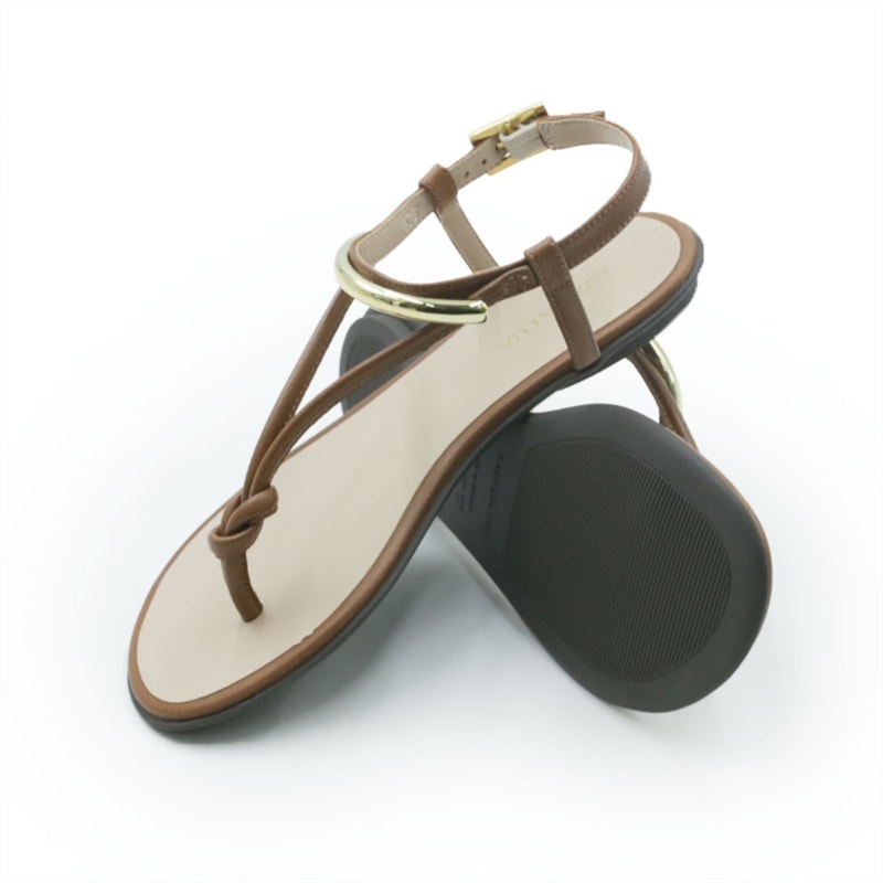 FEMININO RASTEIRA SANDALIA LUZ DA LUA  52217800 322 AMBAR
