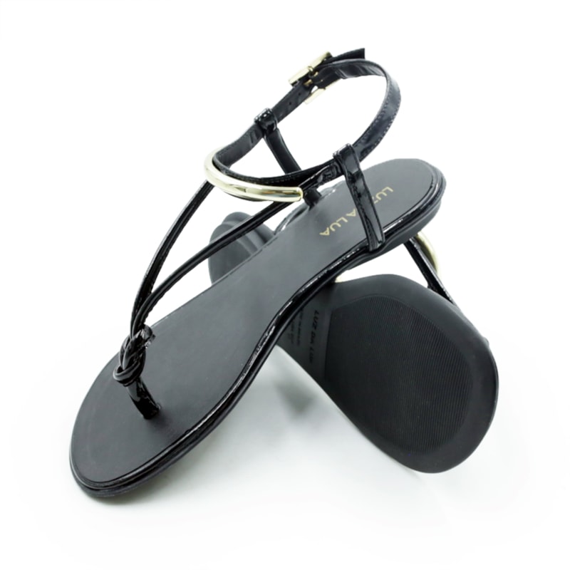 FEMININO RASTEIRA SANDALIA LUZ DA LUA 52217800 PRETO VERONA
