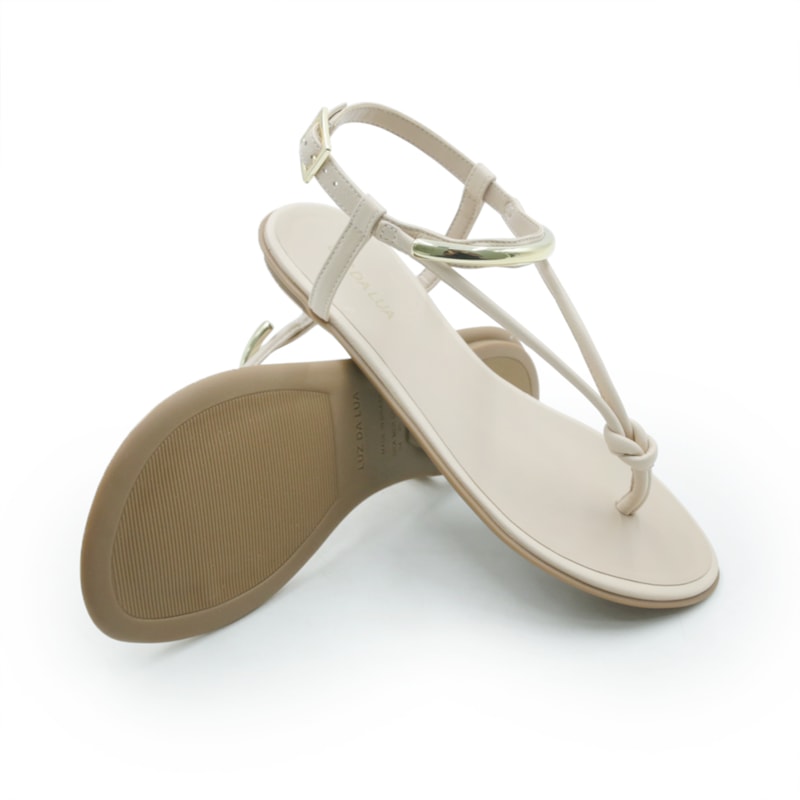 FEMININO RASTEIRA SANDALIA LUZ DA LUA 52217800 SAARA BEGE