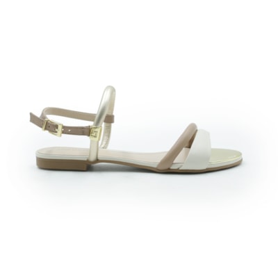 FEMININO RASTEIRA SANDALIA LUZ DA LUA  53120035 SAARA PANNA MOUSSE OURO