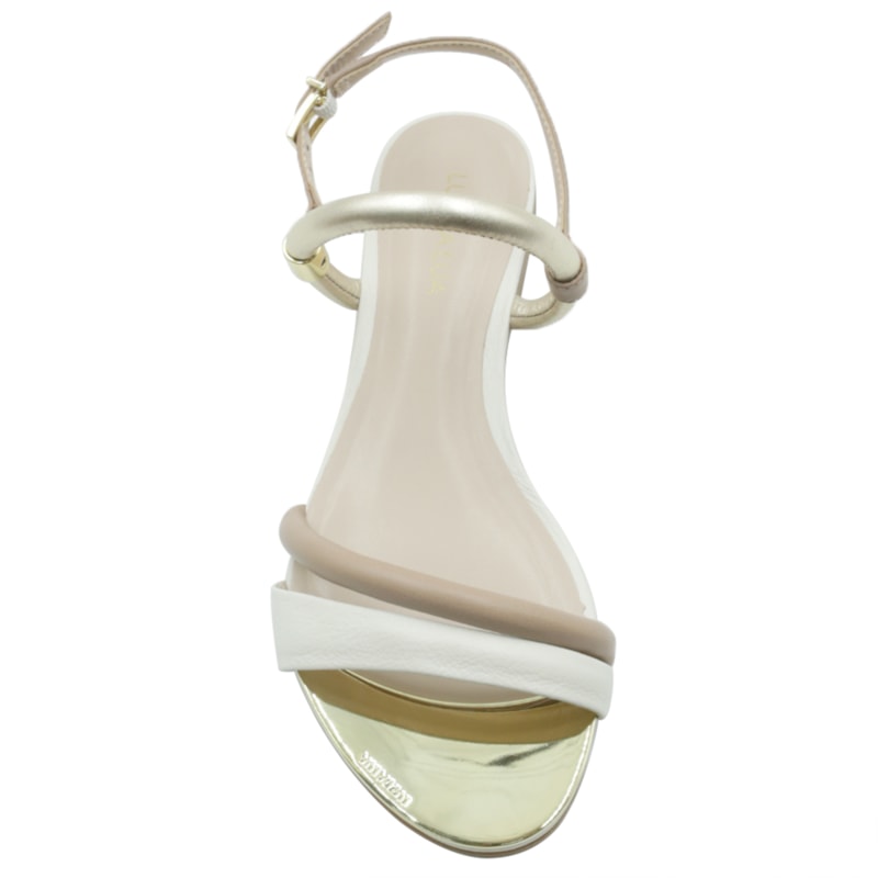 FEMININO RASTEIRA SANDALIA LUZ DA LUA  53120035 SAARA PANNA MOUSSE OURO