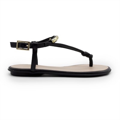 FEMININO RASTEIRA SANDALIA LUZ DA LUA 80270035 PRETO