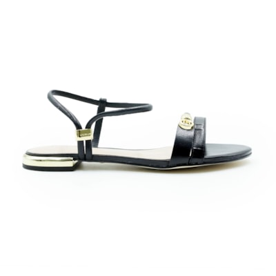 FEMININO RASTEIRA SANDALIA LUZ DA LUA 80270039 LUX PRETO
