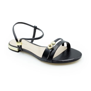 FEMININO RASTEIRA SANDALIA LUZ DA LUA 80270039 LUX PRETO