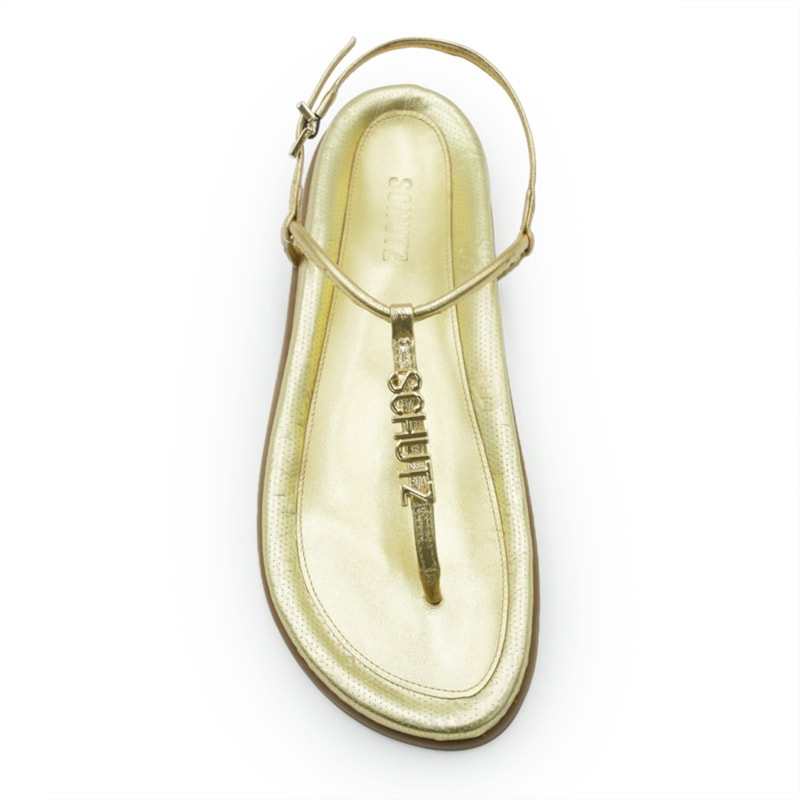 FEMININO RASTEIRA SANDALIA SCHUTZ S2263000320002 OURO CLARO ORCH
