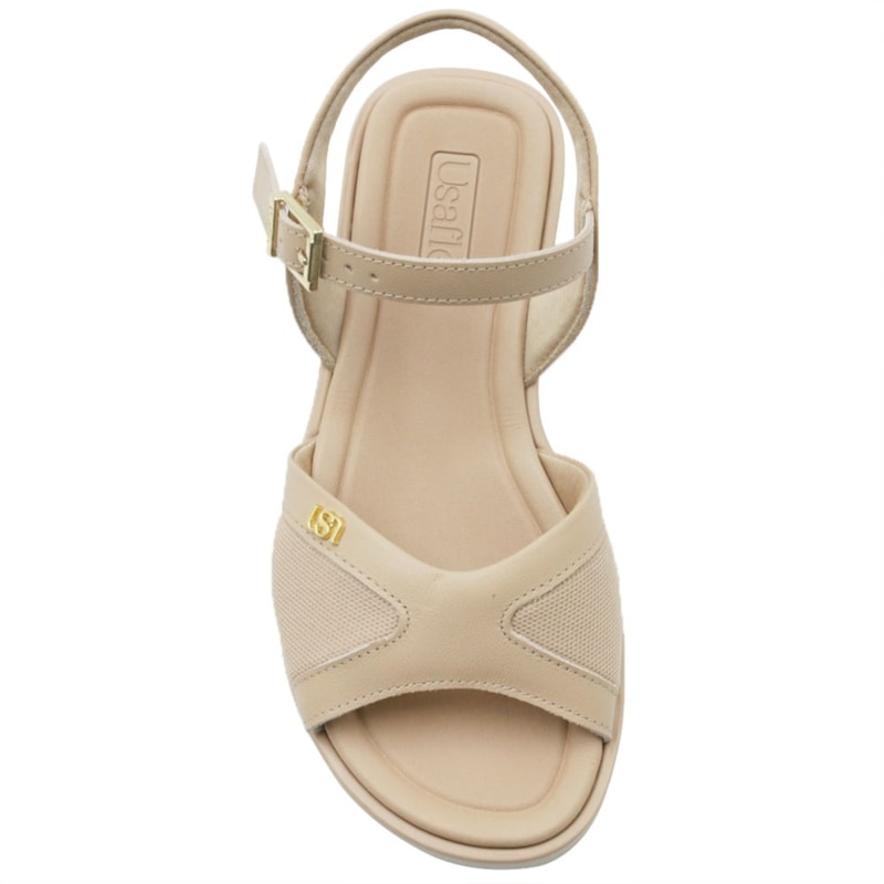 FEMININO RASTEIRA SANDALIA USAFLEX  AO25008 NUDE