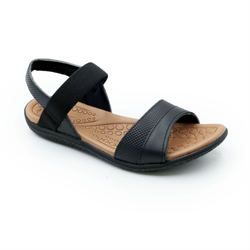 FEMININO RASTEIRA SANDALIA USAFLEX  PA06002 PRETO