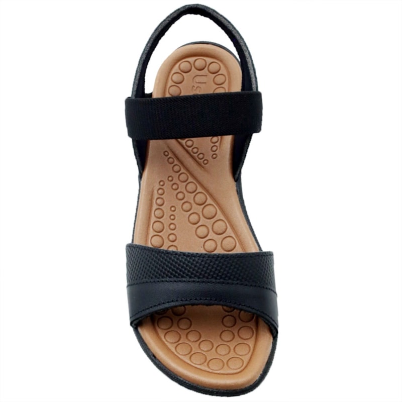 FEMININO RASTEIRA SANDALIA USAFLEX  PA06002 PRETO