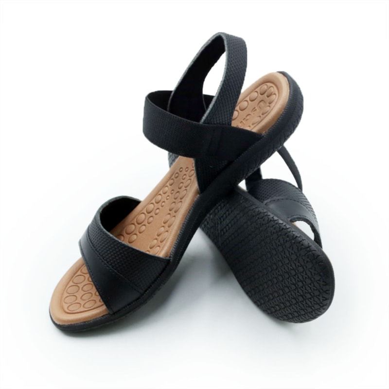 FEMININO RASTEIRA SANDALIA USAFLEX  PA06002 PRETO