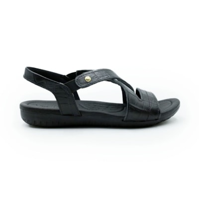 FEMININO RASTEIRA SANDALIA USAFLEX  R1804176 CROCO PRETO